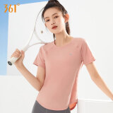 361°运动服健身瑜伽短袖T恤女夏季薄款宽松速干健身房跑步瑜伽上衣