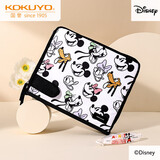 日本KOKUYO国誉笔袋迪士尼联名米奇校园生活HACO可站立式包中包多功能分类收纳大容量可手提文具盒 【迪士尼校园】白色HACO包中包