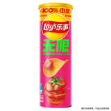 乐事（Lay's）无限薯片 鲜浓番茄味104g 罐装 膨化食品 零食 休闲食品