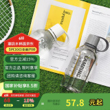 乐扣乐扣（LOCK&LOCK）户外运动水杯Tritan男女学生塑料杯子1L白色ABF690WHT