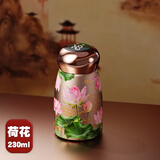 ZSR德国品质迷你保温杯小巧便携中国风水杯女新款2025高颜值陶瓷内胆 好运莲莲[智能显温/持久续230ml 陶瓷覆层