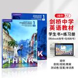 原版进口剑桥Cambridge Think Starter 1 2 3 4 5级别学生书+练习册思维KET/PET考试教辅外语初中高中英语教材自学书 think教材 第二版1级别 (课本+练习册)A2
