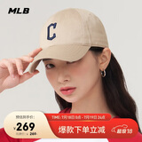 MLB棒球帽子夏季情侣款经典大标软顶鸭舌帽送礼3ACP6601N-45SAS