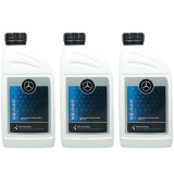 奔驰(benz)4S原厂红色 防冻液 冷却液专用水箱水 1L 3L -37℃ 红色 适用奔驰全系车 更换 3瓶