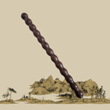 鸡翅木经络拍打棒颈椎按摩棒筋骨棒手持式锤肩敲打棒家用敲背神器 鸡翅木葫芦棍