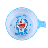 五和（WUHE）辅食碗儿童餐具宝宝吃饭碗卡通带手柄婴幼儿碗耐树脂食品级防烫 新哆啦A梦400ml