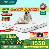 大自然山棕床垫非椰棕垫 偏硬护脊棕榈床垫1.8x2米可定制榻榻米床垫子A2 21CM 180*200