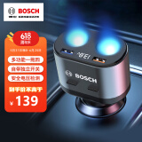 博世（BOSCH）PS700车载充电器多功能汽车用一拖二三点烟器转换插头usb车充快充