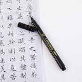 Touch Fish 秀丽笔软笔书法练字专用签名签字笔小楷中楷大楷硬笔字钢笔式毛笔初学者字帖笔小学生软头 极细