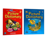 【点读版】培生情景词典红色+蓝色套装2册，彩图词典幼儿童书绘本 点读书 发声书 有声书 早教发声书