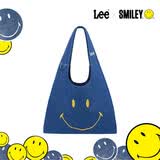 Lee×Smiley联名托特购物包男女同款单肩包笑脸手提包手拎包潮牌时尚 牛仔蓝
