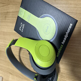 金尚马头戴式蓝牙耳机P47可折叠调节蓝牙可插卡无线蓝牙耳机马卡龙游戏学生运动蓝牙耳机 【绿色】图中为实物图