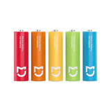 小米紫米彩虹5号碱性干电池AA适用于电视空调遥控器儿童玩具智能锁 【米家5号碱性电池】5号40粒