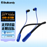 SKullcandy 骷髅头 INKD+BT 音客+ 颈戴式运动蓝牙耳机无线入耳式快充少女百搭 海军蓝