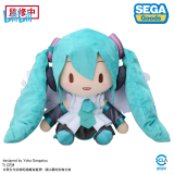 bilibilisega VOCALOID 初音未来 Preciality系列 毛绒玩偶fufu 16周年fufu（大fufu）