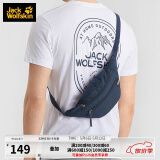 Jack Wolfskin 狼爪腰包男女通用春季户外运动休闲情侣款单肩斜挎包8006721 8006721-1010/宝蓝色 2L/150*320*80mm