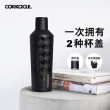 CORKCICLE.酷革保温杯男女士学生高颜值大容量车载不锈钢保冷保冰水杯子礼物 千鸟格475ml+吸管盖