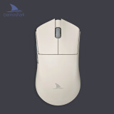 Darmoshark达摩鲨 M3 三模无线鼠标 蓝牙2.4G有线 轻量化电竞游戏鼠标 PAW3395 中大手 对称无线充电鼠标 M3驼色