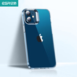 亿色苹果12/13/14/15/16系列手机壳iPhone16Pro/promax透明磁吸液态硅胶保护套超薄防摔简约高级男女款 12/12Pro全透明软壳-10个装