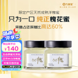 九蜂堂 蜂蜜 洋槐花蜜 纯正天然野生蜂蜜 60°槐水白蜜 新蜜 250g*2