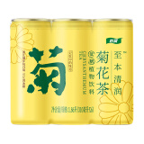 怡宝至本清润菊花茶植物饮料CAN装310ml*6瓶 量贩装