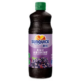 新的Sunquick浓缩果汁840ml 水果浓缩橙子柠檬芒果原浆商用奶茶店冲饮 黑加仑840ML