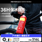 锐虎灭火器吸管杯男款高颜值316杯子女士学生户外运动保温杯保冰杯子 【灭火器吸管水杯】中国红950ml 316L不锈钢内胆/赠品：杯刷+杯套+冰袋