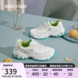 斯凯奇（Skechers）小白熊女鞋春季厚底老爹鞋软底户外休闲运动鞋99999863