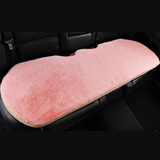 车优友 汽车坐垫冬季毛绒坐垫冬天加厚保暖座垫车用座椅毛坐垫男女通用 【粉色】后座1片 本款适合99%车型-下单备注