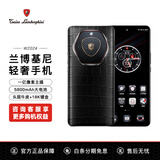 Tonino Lamborghini【官旗】W2024兰博基尼5G手机 高通骁龙轻奢商务 1亿像素主摄 5800mah大电池 1.5K超清护眼曲面屏 鳄鱼纹_徽墨黑【单机版】 16GB+512GB