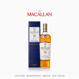 THE MACALLAN麦卡伦 12年双雪莉桶蓝钻 单一麦芽苏格兰进口洋酒威士忌 700ml