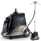 捷立2025新款蒸汽挂烫机2200W大功率大气量手持立式服装店专业商用家用熨衣服熨斗烫斗全铜炉芯发热器 H23S时尚黑金-铜发热器