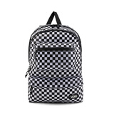 VANS范斯官方 棋盘格黑白经典女子背包双肩包 黑白棋盘格 均码
