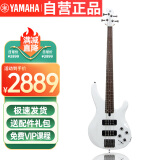 雅马哈（YAMAHA）电贝司 四弦贝斯入门初学吉他进阶摇滚演出专用TRBX304 WHT白色