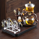 尚言坊玻璃功夫茶具整套高档带茶盘懒人自动泡茶神器茶杯泡茶器全套装