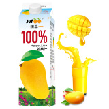 臻富（jufoo） 100%芒果汁1kg*6大瓶整箱纯果汁好喝营养健康原味不加糖饮品饮料