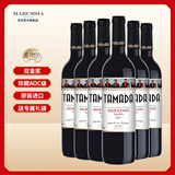 坦慕达格鲁吉亚原装进口红酒法定产区AOC级穆库扎尼干红葡萄酒年货送礼 750ML*6支装（整箱）