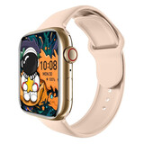 艾丝恺苹果通用智能手环运动男女监测心率血压血氧蓝牙通话多功能离线付款睡眠计步健康防水情侣手环安卓 金色【蓝牙通话+离线收付款+心率血压】