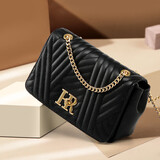 HR赫莲娜包包女包斜挎包女小包菱格包单肩包女生日礼物送女友