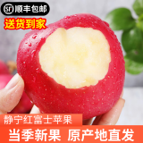 静宁苹果【顺丰包邮】甘肃红富士苹果水果新鲜时令应季整箱现摘孕妇水果 净重5斤75-80mm中果