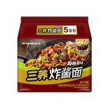 三养（SAMYANG）炸酱面三养速食方便面袋装 610g(122g*5)泡面拌面早餐零食