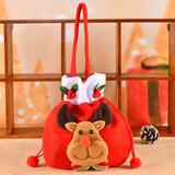 新新精艺 圣诞节苹果袋装饰品礼物袋手提袋平安夜平安果袋子圣诞麋鹿款