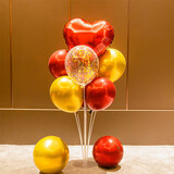 阿宝丽节日乔迁气球装饰场景店铺布置结婚婚宴订婚立柱生日气球求婚地飘