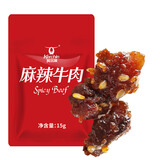 科尔沁 麻辣牛肉 15g 袋装 川味零食解馋小吃
