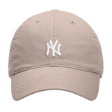 MLB官方男帽女帽新款帽子纽约洋基队NY棒球帽刺绣logo运动鸭舌帽 纽约洋基队/米黄色 均码 F