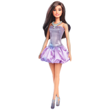 【9成新】芭比（Barbie）女孩玩具娃娃新年礼物-芭比时尚达人系列—闪亮波波宝贝HYT92