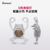 SAMASSI萨玛仕自行车夜间警示灯防水山地车公路车青蛙猩猩蛙尾灯骑行装备 白色