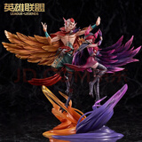 英雄联盟正版亚索剑魔霞洛卡莎阿卡丽盖伦艾希卡特Fpx手办LOL周边 比昨天多一点，比明天少一点-霞 中号