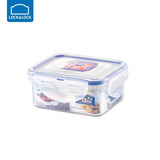 乐扣乐扣塑料保鲜盒饭盒微波炉碗分隔密封盒便当储物盒餐盒水果保鲜盒 长方形【180ml】