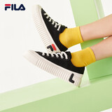 FILA 斐乐官方帆布鞋女鞋运动板鞋厚底低帮休闲鞋时尚小白鞋GEAR